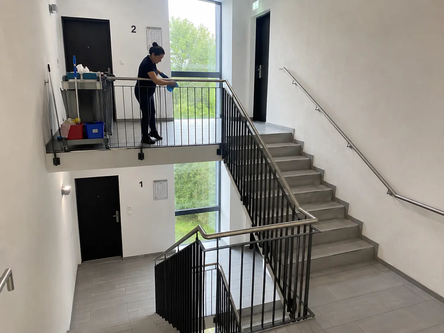 Hygienische Treppenhausreinigung in Hannover